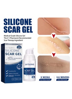 Jaysuing Silicone Scar Gel 30G, For Scar Removal, Scar Treatment, Scar Removal Cream For C-Section, Stretch Marks, Acne, Surgery, Effective For Both Old And New Scars  - Image 2