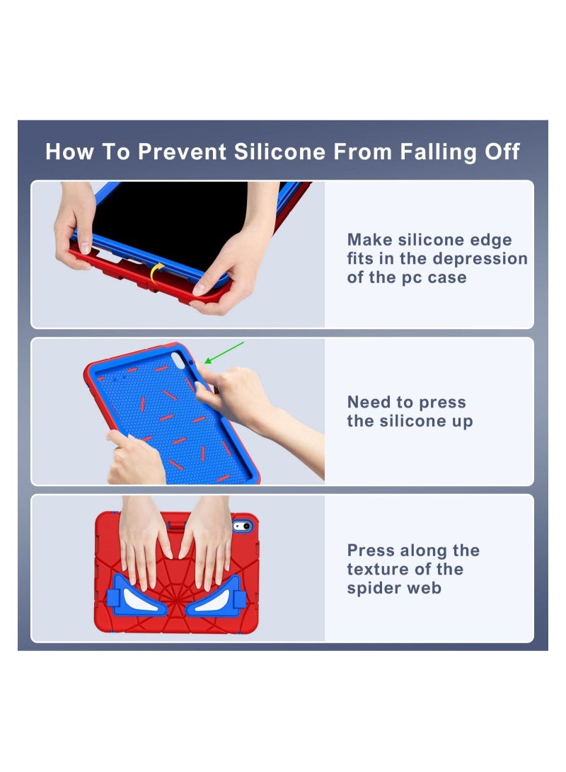 iPad 10th Generation 10.9 inch 2022/ iPad 11th Generation 11 inch 2025 Case for Kids  Shockproof Protective Cover with Pencil Holder Shoulder Strap Kickstand for Kids Children - Image 3