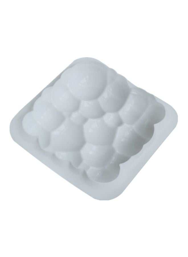 NIBEMINENT 3D Irregular Cloud Designed Cake Mold White 20x20x5cm - Image 1