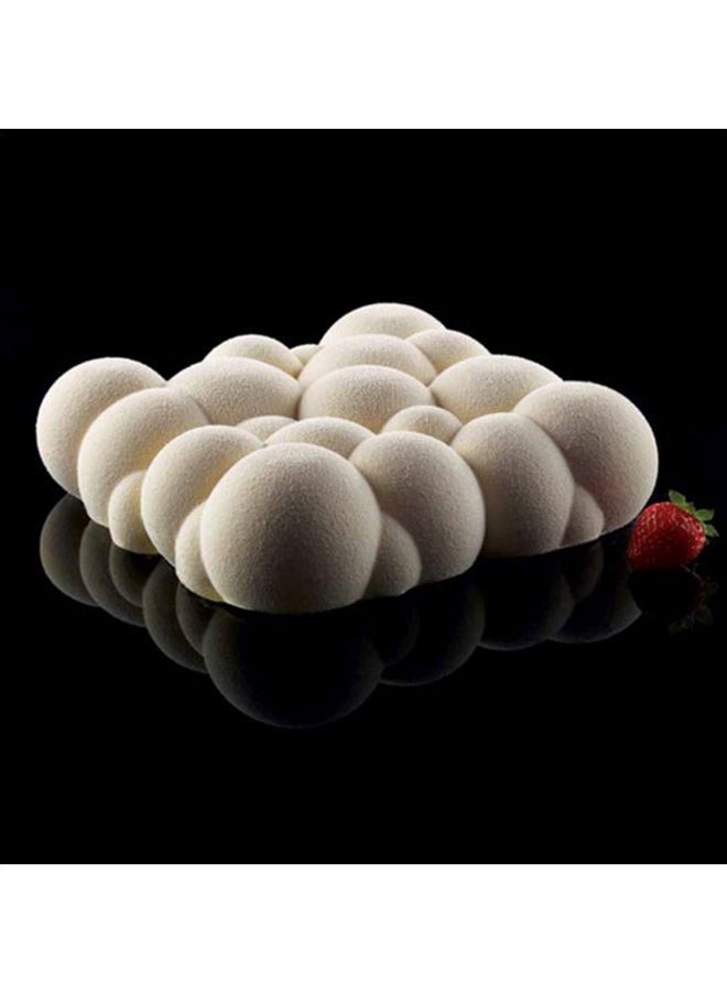 NIBEMINENT 3D Irregular Cloud Designed Cake Mold White 20x20x5cm - Image 5
