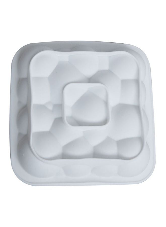 NIBEMINENT 3D Irregular Cloud Designed Cake Mold White 20x20x5cm - Image 2