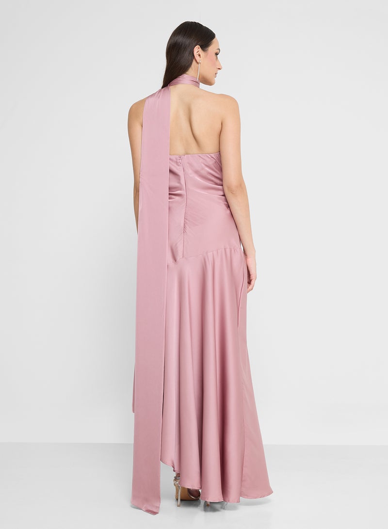 TFNC Maxi Side Slit Dress - Image 3