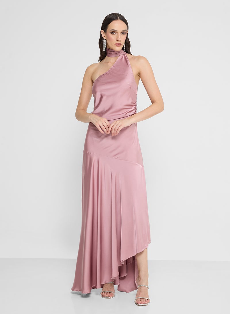 TFNC Maxi Side Slit Dress - Image 1