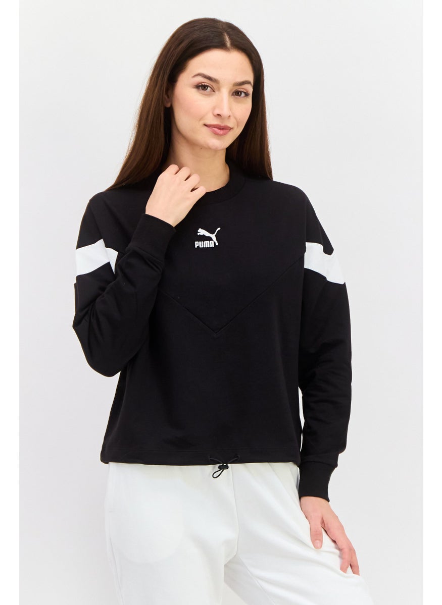 Women Sportswear Fit Long Sleeve Training Sweatshirt, Black - pzsku/Z97CFADBE3428F738F045Z/45/_/1737641969/fae0b175-8dfb-4810-9b82-c543d6e071af