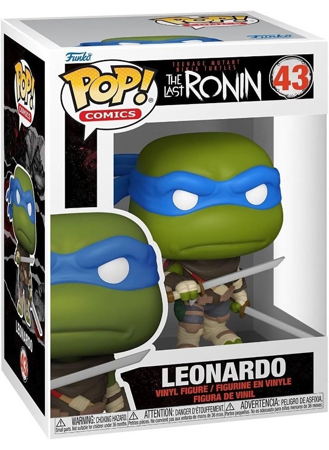 Funko - Funko POP! Comics Teenage Mutant Ninja Turtles: The Last Ronin Leonardo Vinyl Figure (9.3 cm) - Image 1