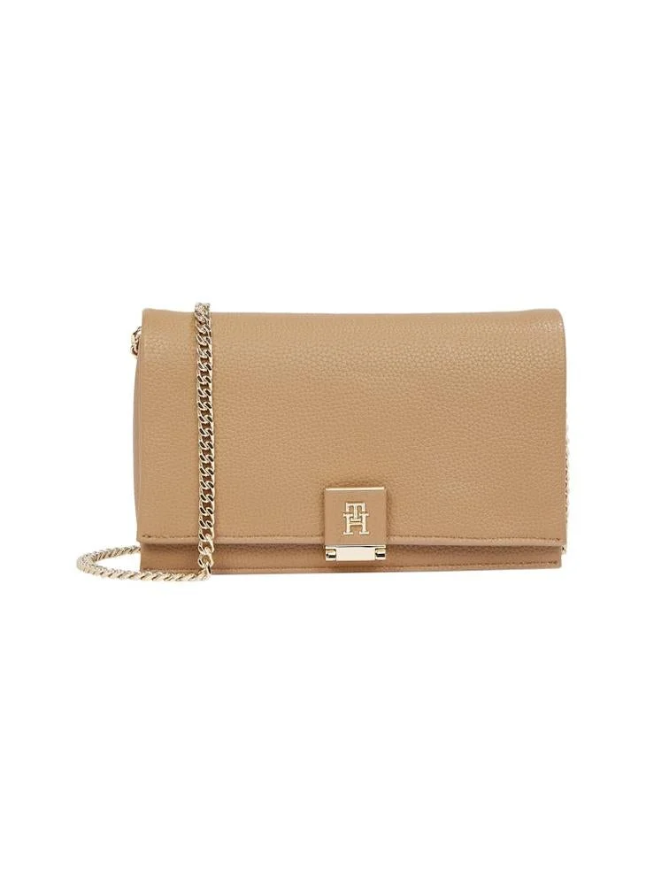 TOMMY HILFIGER HERITAGE FLAP BAG WITH CHAIN