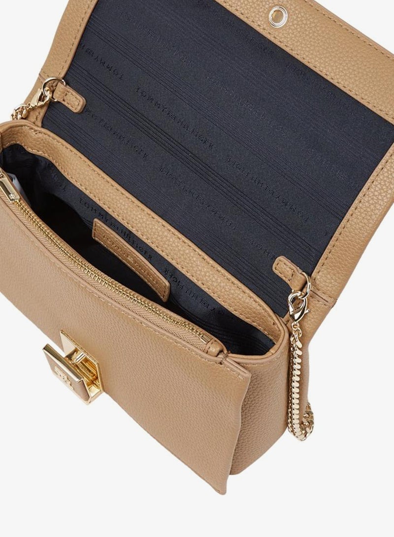 TOMMY HILFIGER Monogram Chain Strap Crossbody Bag - Image 5