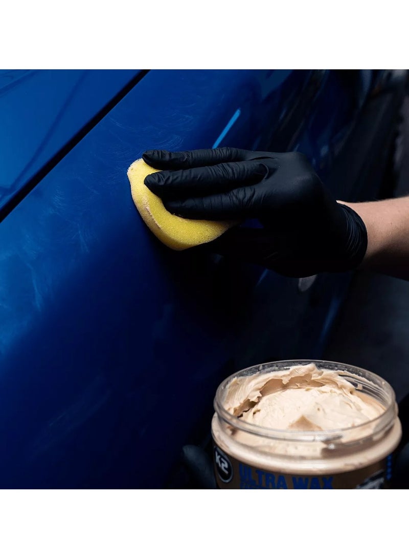 K2 Ultra Carnauba Hard Wax Car Polishing Paint Long Protection & Shine 250g - Image 3