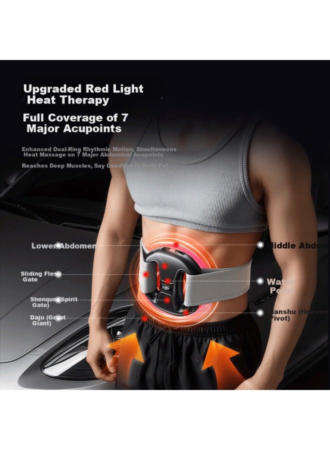 Vtt Germany Fascia Ring Fat Burning Machine Lazy Abdominal Fat Reduction Slimming New Dual Ring Resonance Full Body Rapid Waist And Abdomen Slimming Professional Massage Fascia Gun Gift - Image 2