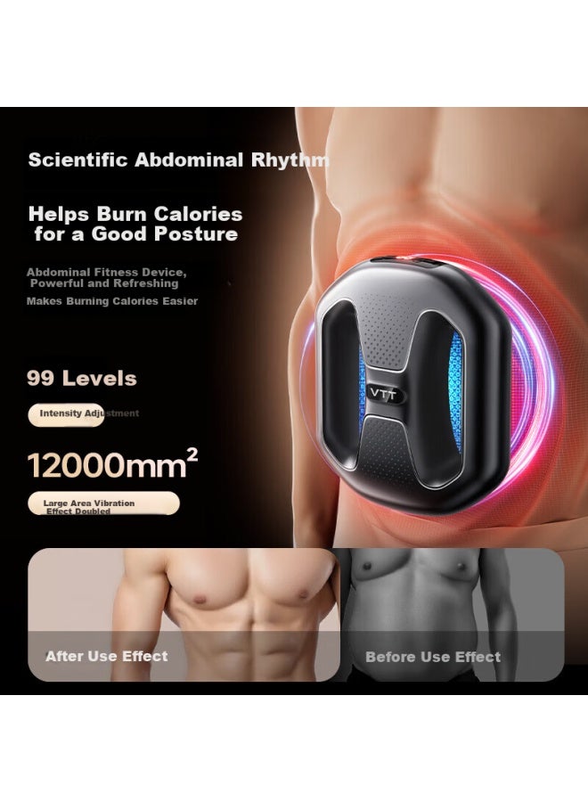 Vtt Germany Fascia Ring Fat Burning Machine Lazy Abdominal Fat Reduction Slimming New Dual Ring Resonance Full Body Rapid Waist And Abdomen Slimming Professional Massage Fascia Gun Gift - Image 1