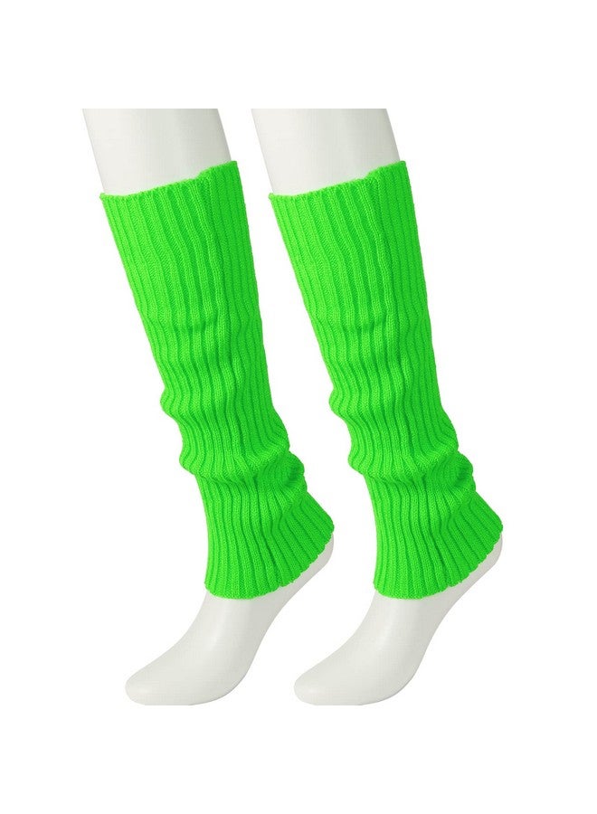 Chunyin Chunyin 15 Pcs Women's 80s Outfit Costume Accessories Set Neon Lace Headband Earrings Fishnet Gloves Leg Warmers Necklace Bracelet for 80s Retro Halloween Party  - Image 4