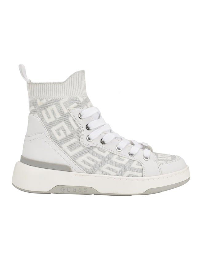 Guess Women's Mannen Sneaker, White 140, 36.5 EU - Image 5