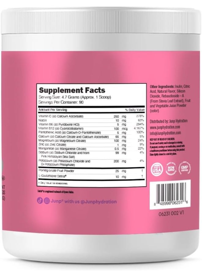JUNP JUNP Electrolytes Powder No Sugar No Carbs – Vine Ripened Grape Keto Electrolyte Drink Mix - Potassium & Salt Hydration Powder Electrolytes Zero Calorie Sugar Free Electrolyte Powder, 90 Servings  - Image 4