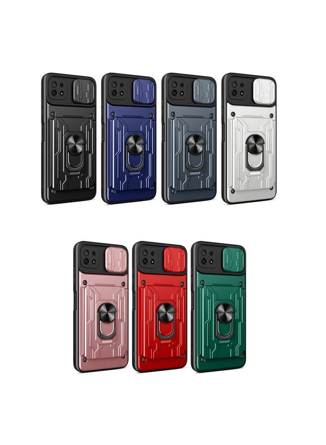 erorex Case For Samsung Galaxy A22 5G Sliding Camshield Card Phone Case - Image 2