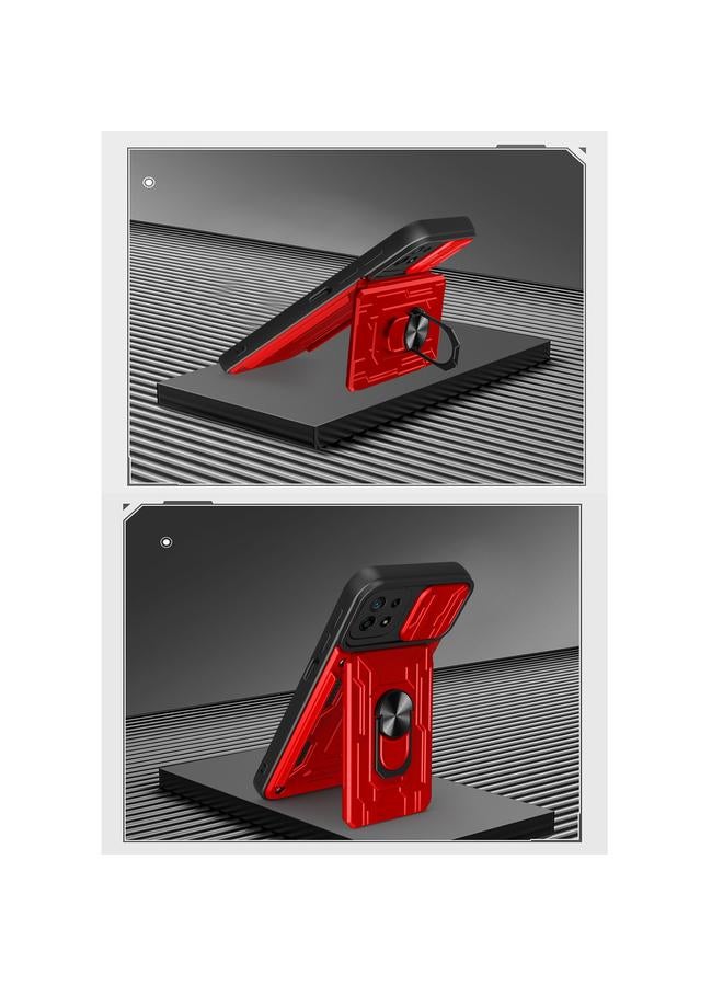 erorex Case For Samsung Galaxy A22 5G Sliding Camshield Card Phone Case - Image 4