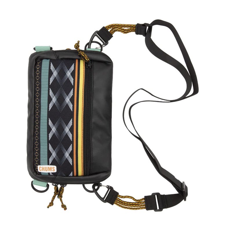 Chums Rover Crossbody Sling Bag for Women & Men â€“ Convertible, Multi-Pocket Day Pack for Travel (Western Black) - Image 1