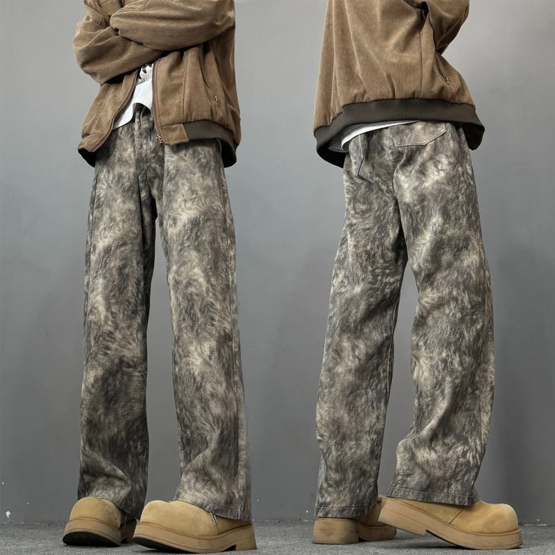 Unisex Classic Denim Jeans Loose Fit Daily Outdoor Wear - Image 2