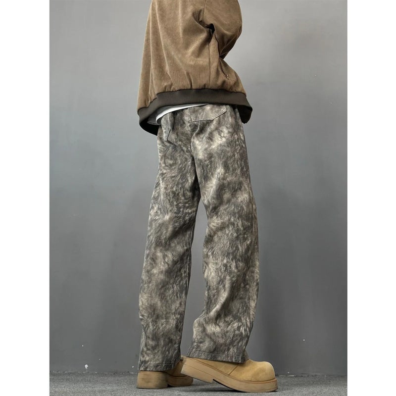 Unisex Classic Denim Jeans Loose Fit Daily Outdoor Wear - Image 4