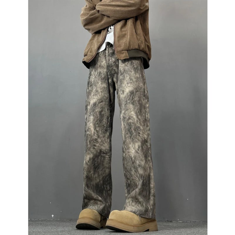 Unisex Classic Denim Jeans Loose Fit Daily Outdoor Wear - Image 1