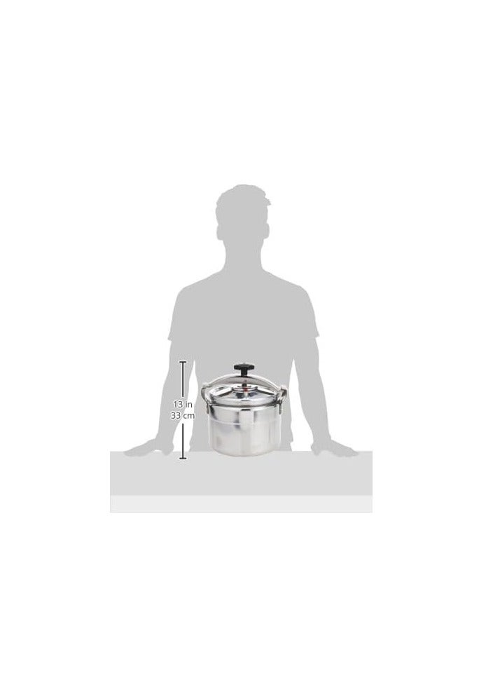 Homemaker Aluminium Pressure Cooker 26Cm - 10 Liter Capacity - Silver - Image 4