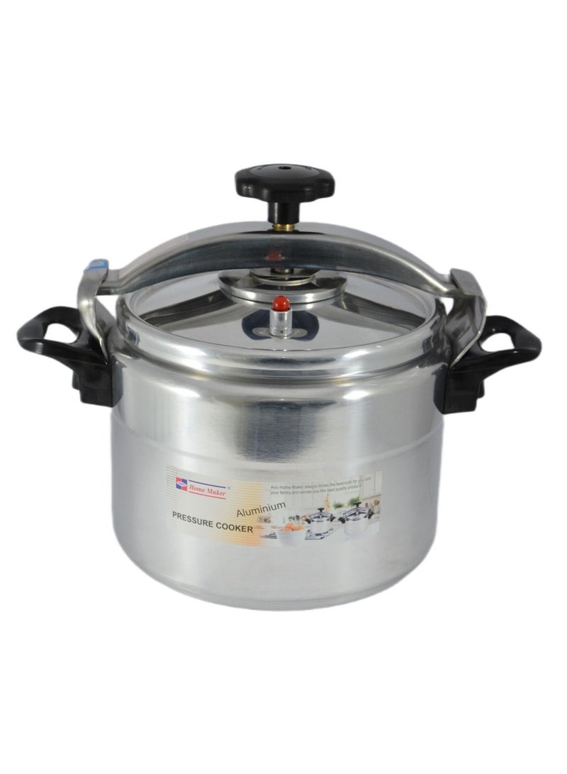 Homemaker Aluminium Pressure Cooker 26Cm - 10 Liter Capacity - Silver - Image 2