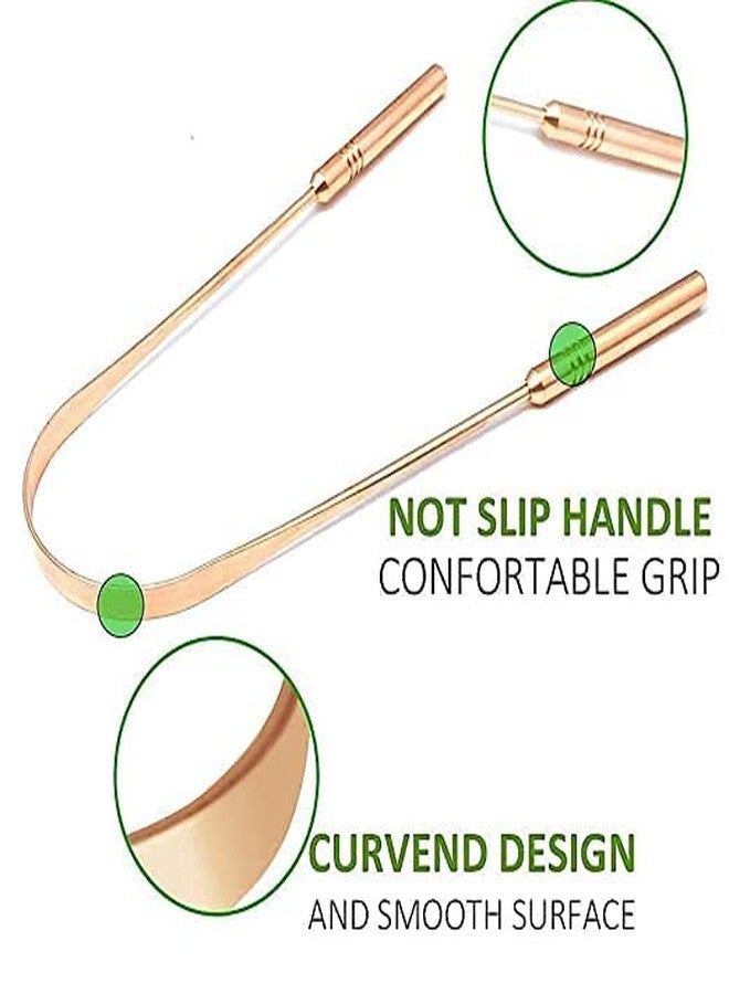 QIMACPLUS Heavy Copper Tongue Cleaner For Man And Woman Pack Of 1 - Image 4