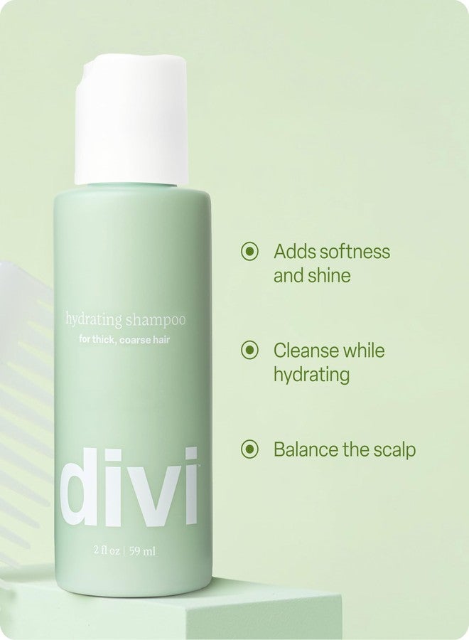 Divi Hydrating Shampoo for Women and Men - Gently Cleanses and Removes Scalp Buildup - Hydrates, Strengthens, and Nourishes Hair - Vegan, Cruelty-Free, Paraben-Free - Travel Size, 2 Fl Oz - Image 3
