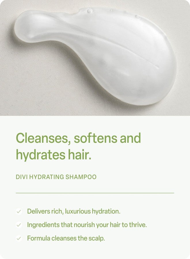 Divi Hydrating Shampoo for Women and Men - Gently Cleanses and Removes Scalp Buildup - Hydrates, Strengthens, and Nourishes Hair - Vegan, Cruelty-Free, Paraben-Free - Travel Size, 2 Fl Oz - Image 2