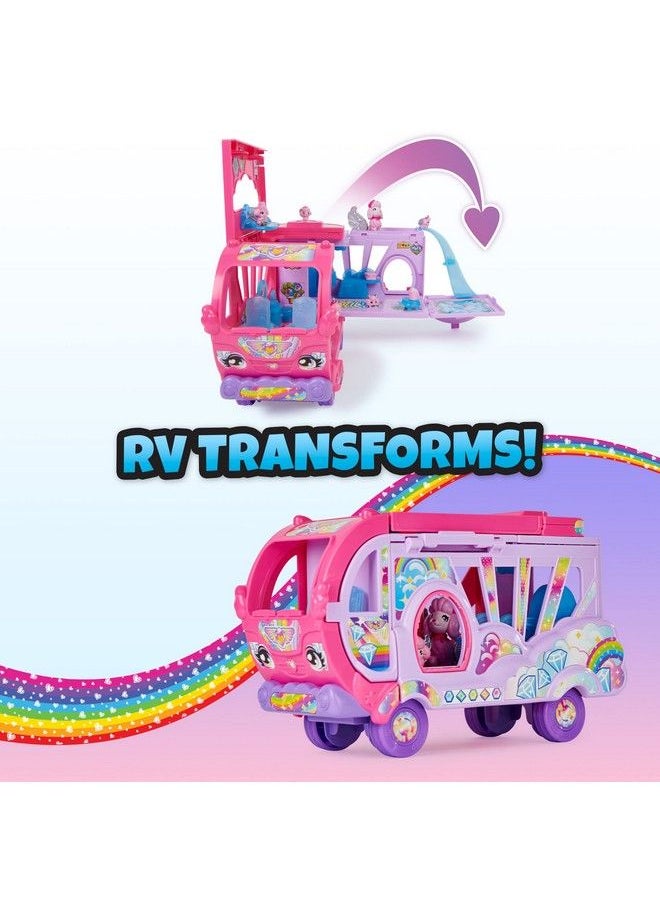 HATCHIMALS - Colleggtibles Transforming Rainbow Cation Camper Toy Car With 6 Exclusive Characters 10 Accessories Kids Toys For Girls Ages 5 And Up - Image 1