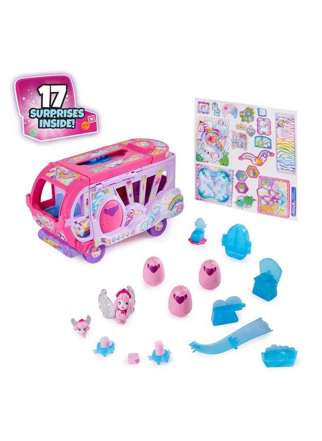 HATCHIMALS - Colleggtibles Transforming Rainbow Cation Camper Toy Car With 6 Exclusive Characters 10 Accessories Kids Toys For Girls Ages 5 And Up - Image 1