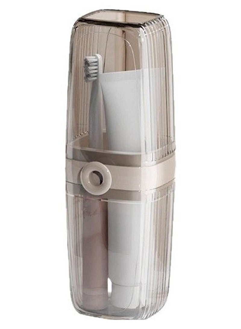 1 pcs Travel Toothbrush Case,2 in 1 Portable Travel Toothbrush Holder with Cup - Image 1