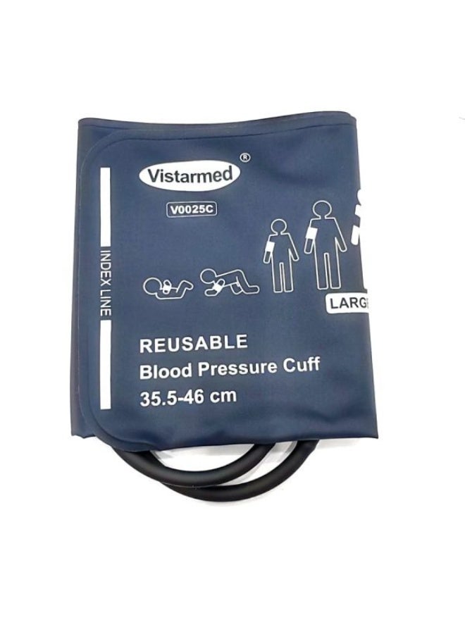 Double Tube Extra Large Reusable NIBP Cuff Size 35.5 to 46 cm