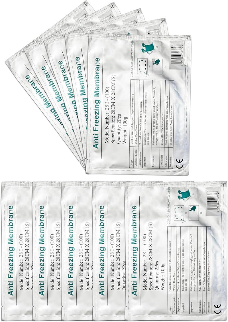 Antifreeze Membrane CE Mark For Cryo and Fat Loss Frozen Slimming Machine Professionals Use 2 Piece in 1 Bag ETB30 (28 * 28cm, 10) - Image 1