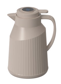 GREY 1.5L Vacuum Flask with Temperature Display - Hot & Cold Drinks