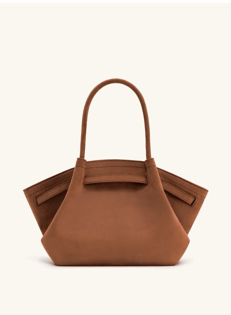 جي دبليو بي Hana متوسط الحجم من جلد الغزال الصناعي بني - Image 4