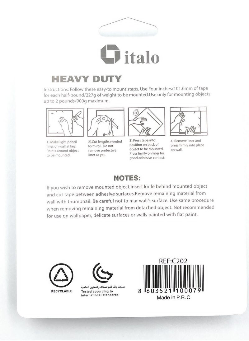 ITALO Double Sided Heavy Duty Mounting Tape  - Image 2