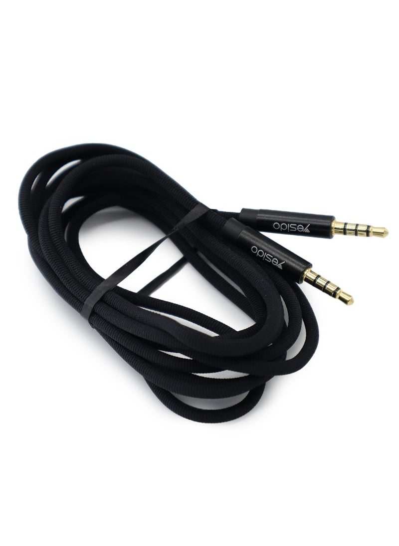 Yesido Audio Cable Jack 3.5mm to 3.5mm, 2Meter  - Image 4