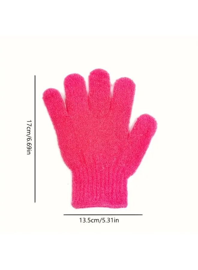 8 Pcs Green Double Sided Exfoliating Shower Gloves For Body Scrub And Spa Massage - Image 4