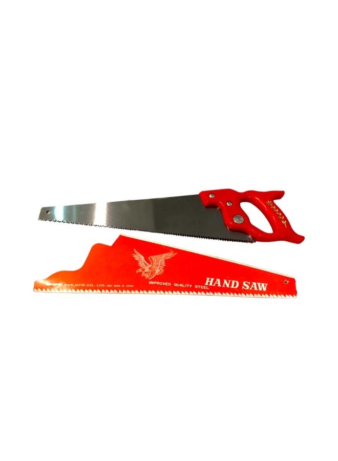 Professional Hand Saw for Wood Cutting Improved Quality Steel Blade with Ergonomic Handle and Protective Cover Made in Japan - Image 1