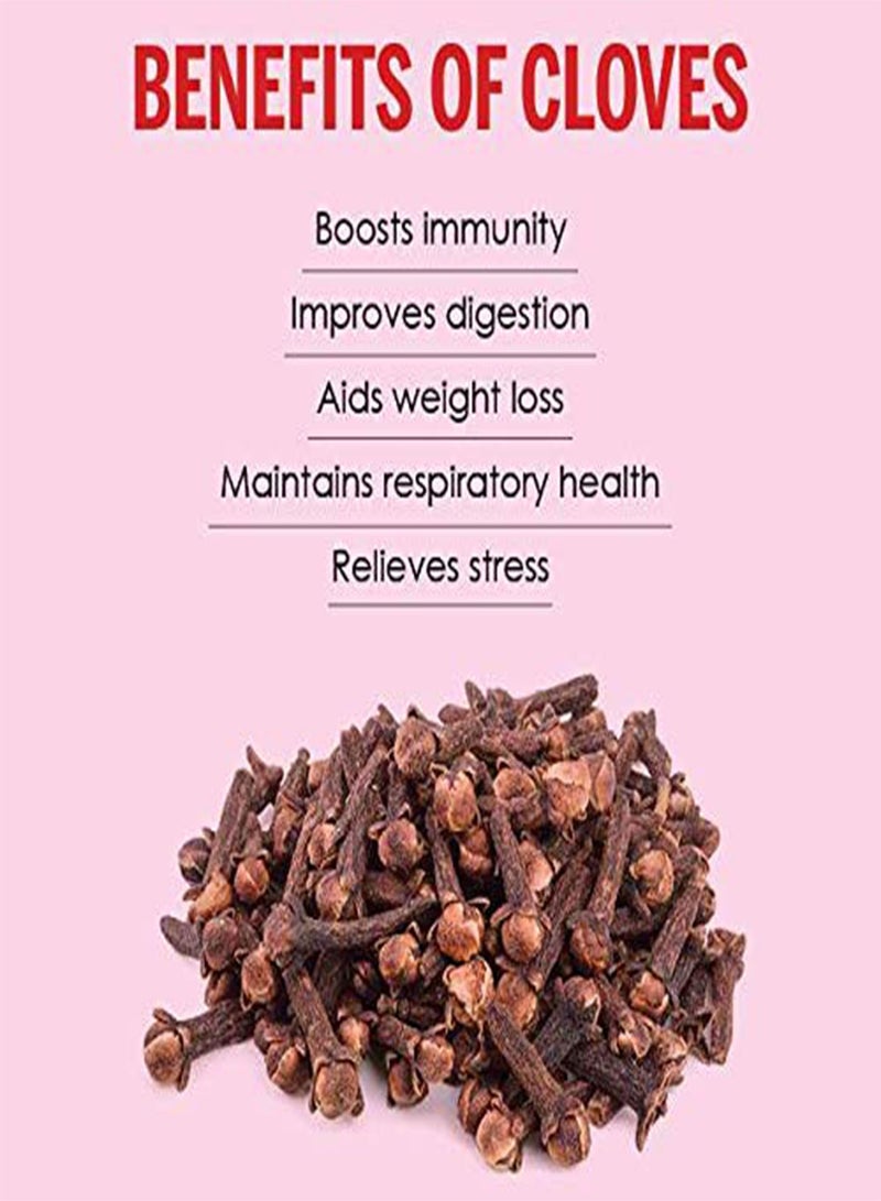 GGOOT 100 Gram Organic Premium Grade Hand Picked Whole Cloves Syzygium Aromaticum Perfect for Cooking, Smoothies, Lattes & Tea Vegan & Gluten free - Image 4