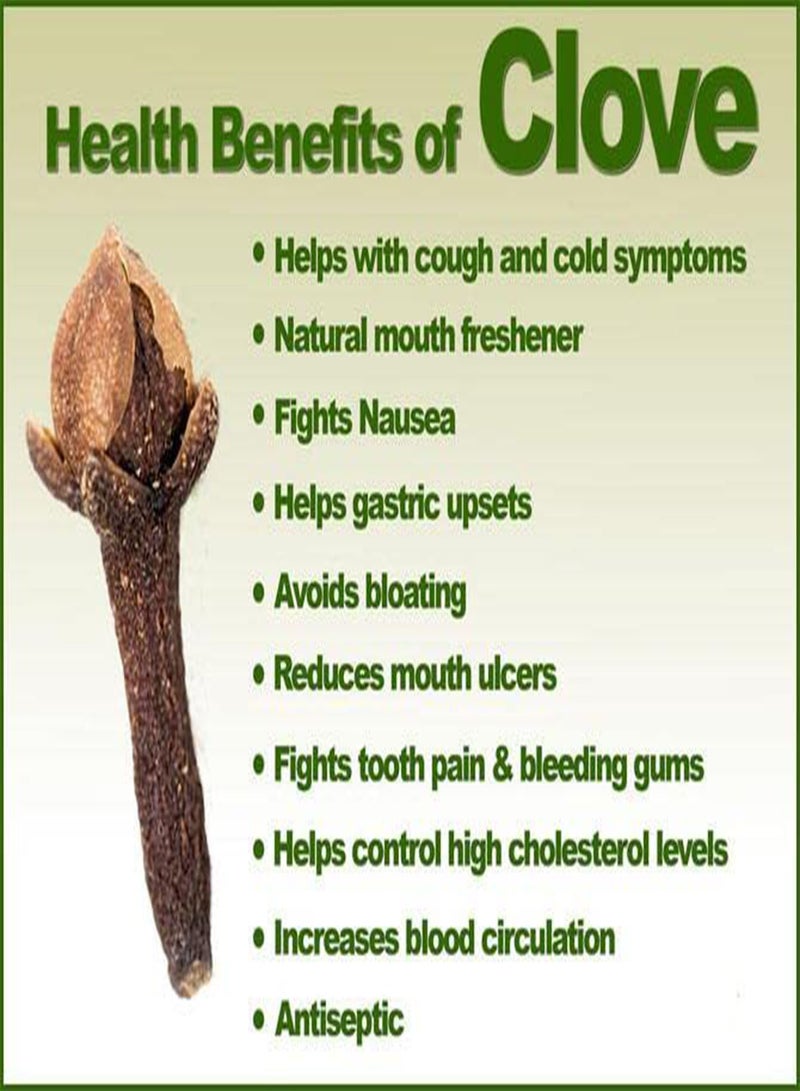 GGOOT 100 Gram Organic Premium Grade Hand Picked Whole Cloves Syzygium Aromaticum Perfect for Cooking, Smoothies, Lattes & Tea Vegan & Gluten free - Image 2