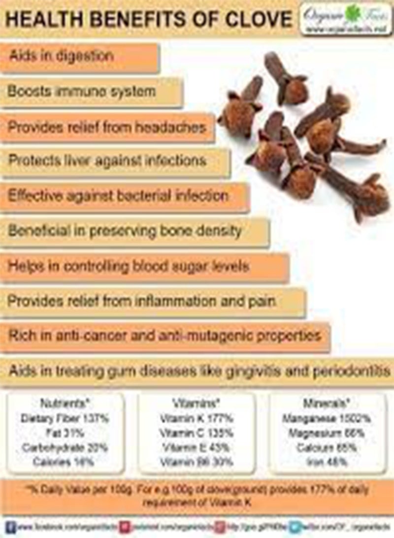 GGOOT 100 Gram Organic Premium Grade Hand Picked Whole Cloves Syzygium Aromaticum Perfect for Cooking, Smoothies, Lattes & Tea Vegan & Gluten free - Image 5