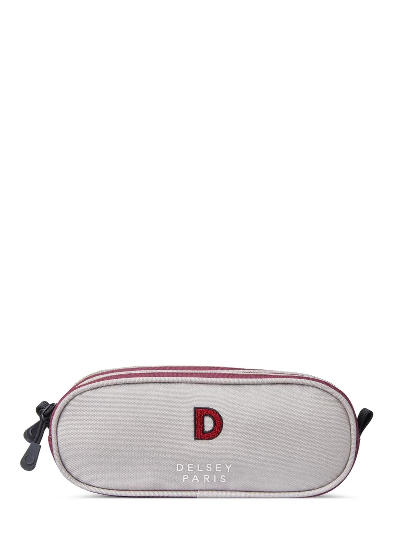 DELSEY Paris BTS Collection 2024 3-Piece Set Wheel School Bag + Lunch Bag + Pencil Case - Beige