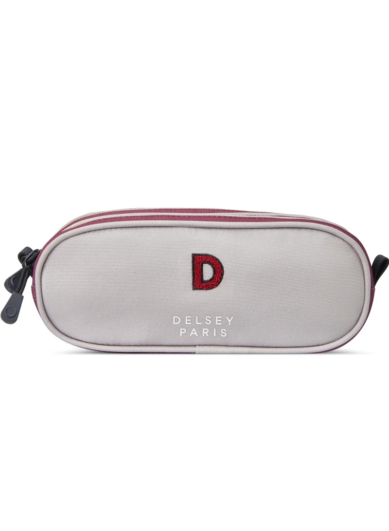 ديلسي _باريس حقيبة ظهر بعجلات من بي تي إس مجموعة  مكونة من  قطع مع حقيبة غداء وحافظة أقلام - بيج