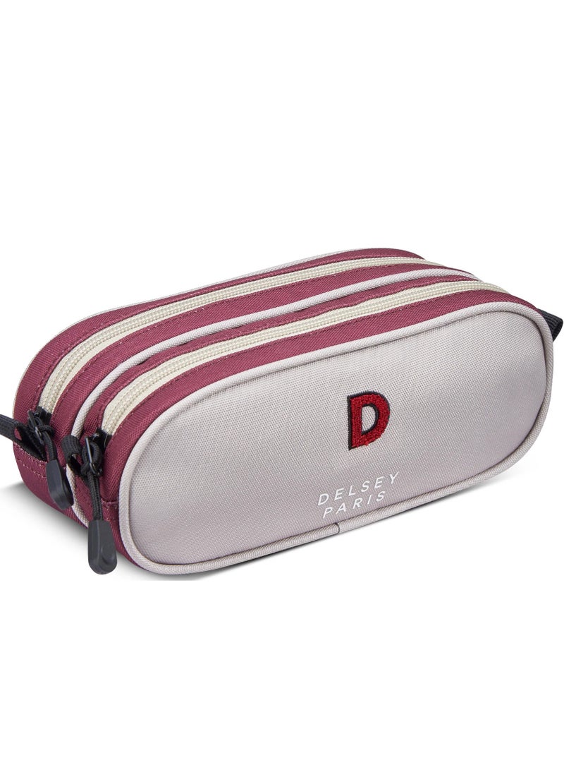 ديلسي _باريس حقيبة ظهر بعجلات من بي تي إس مجموعة  مكونة من  قطع مع حقيبة غداء وحافظة أقلام - بيج - Image 3