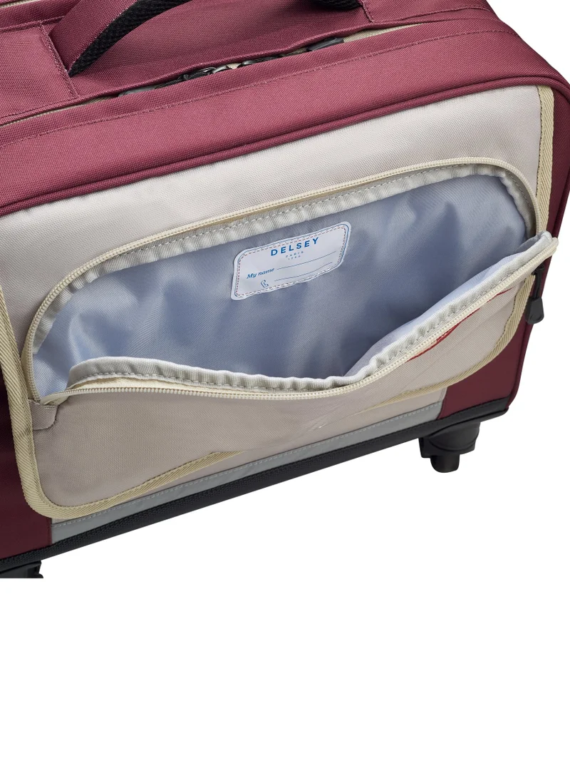 DELSEY Paris  BTS 2024 3-Piece Set Wheel School Bag + Lunch Bag + Pencil Case - Multicolour  | Best Price UAE