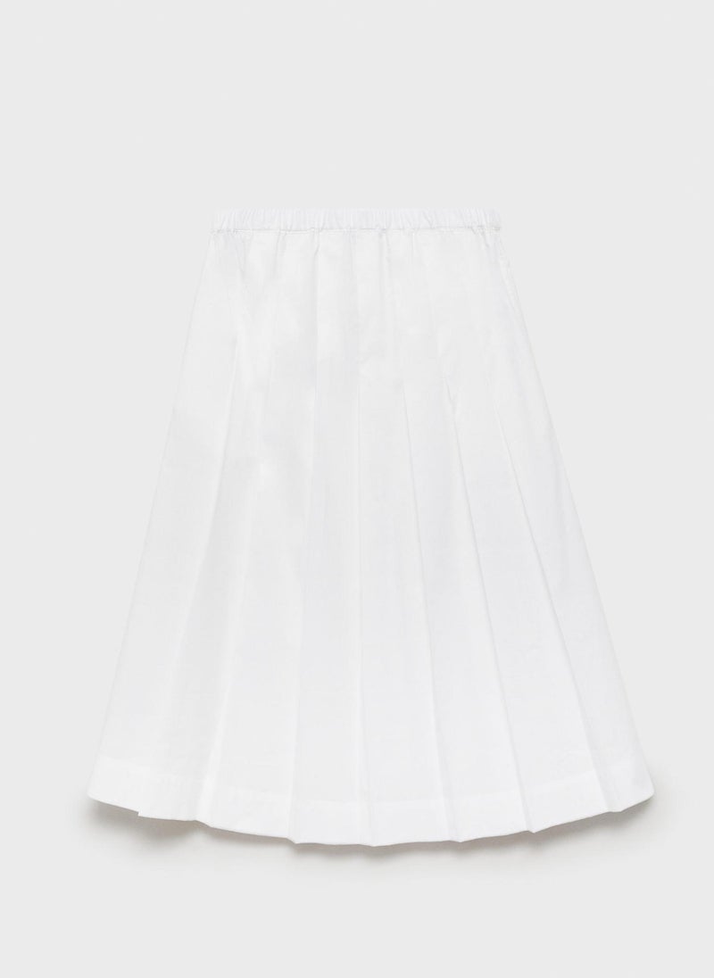MANGO Cotton Pleated Skirt  - Image 5