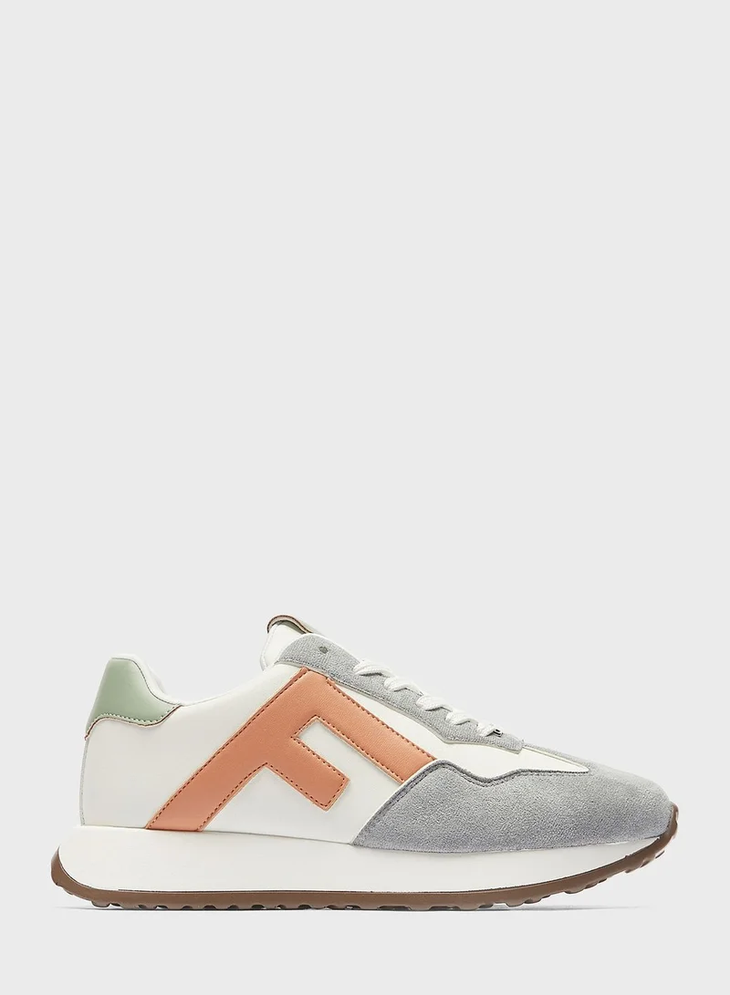 shoexpress Lace Up Low Top Sneakers