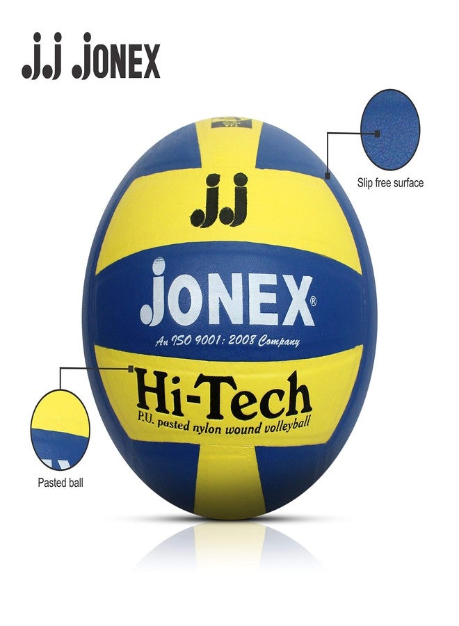 جونيكس كرة طائرة JJ Jonex HITECH، مقاس 4، لون أزرق - Image 4