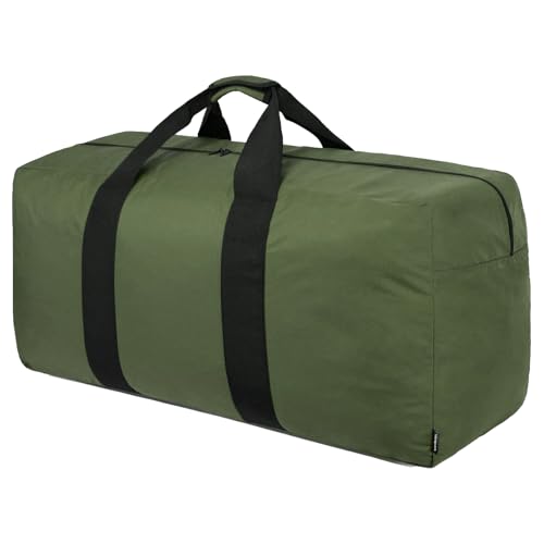 Vorspack Extra Large Duffle Bag for Travel - 150L Duffel Bag for Men Gear Bag for Storage Foldable Weekender Bag for Overnight Camping - Green - Image 1